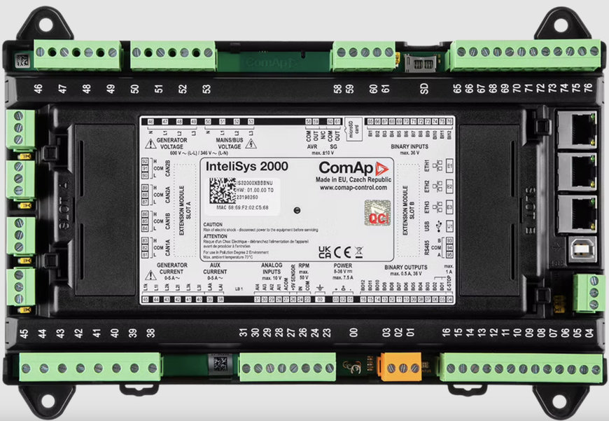 COMAP PRESENTS THE MOST POWERFUL CONTROLLER IN ITS POWER GENERATION PORTFOLIO